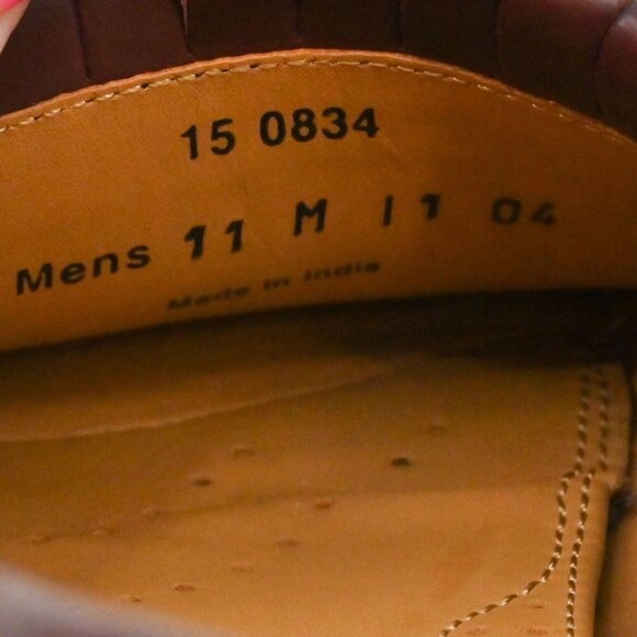 JOHNSTON MURPHY Loafers Mens Size 11 Breland Tassel Brown Dress Leather Office - Picture 10 of 11